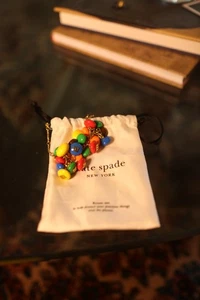 Pulsera Kate Spade M&M Declaración Arco Iris Oro Novedad Caramelo Dije - Imagen 1 de 5