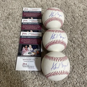 Adam Mazur Signed Major League Ball Autographed Auto Padres Marlins JSA COA - Picture 1 of 4