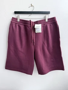 NEW W/tags Burberry Taylor Jersey Cotton Sweat Shorts Burgundy XL MSRP $870 - Bild 1 von 14