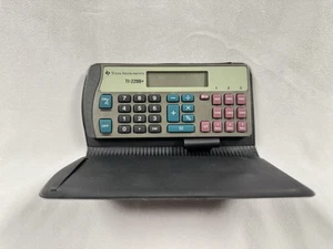 Texas Instruments TI-2200+ Black 8-Digits LCD Handheld Calculator with Cover - Picture 1 of 4