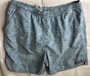 Vineyard Vines Mens L Mesh Lined Swim Trunks Board Shorts Stretch Tropical NWOT - Picture 1 of 8