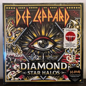 DEF LEPPARD - Diamond Star Halos (Yellow & Red) - 12" Vinyl Record 2xLP - SEALED - Picture 1 of 3