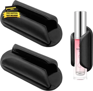 2 PCS Car Lip Balm Holder, No Melt Silicone Holder, Cute Vehicle Essential Lip B - Picture 1 of 6