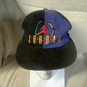 Vintage Nike Air Jordan Pinwheel YOUTH Snapback Cap Hat - Picture 1 of 7