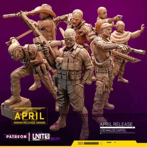  Los Malos Kartellsammlung [APRIL/22. MAI] - EINHEIT 9 32 mm Cyberpunk Minis - Bild 1 von 11
