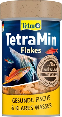 TetraMin Flakes Fischfutter Flocken Zierfische gesund klares Wasser 100ml Dose - Bild 1 von 4