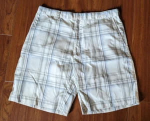 PGA Tour Herren Shorts Gr. 34 Golf Chino beige blau kariert Sport 9,5" Schrittlänge - Bild 1 von 11