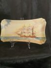 ROYAL DOULTON FAMOUS SHIPS SANDWICH TRAY CLIPPER SHIP SUSSEX 11 INCHES LONG EXC.