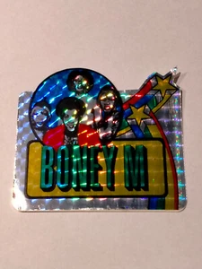 Boney M disco group SMALL STICKER Vintage logo music - Imagen 1 de 2