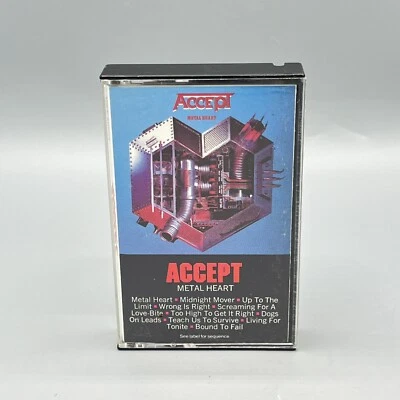 Accept: Metal Heart (Cassette, 1985) Portrait Records - Image 1 of 4