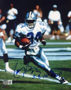 LARRY BROWN SIGNED AUTOGRAPHED 8x10 PHOTO + SB XXX MVP COWBOYS BECKETT BAS - Picture 1 of 2