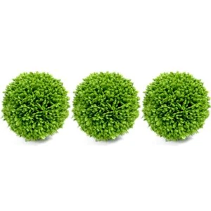 Artificial Green Plant Decorative Balls Indoor Topiary Bowl Filler Greenery Ball - Picture 1 of 1