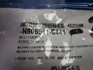 2 Pack 2005-2007 Ford E-series Van square nuts N806511-S441 - Picture 1 of 2