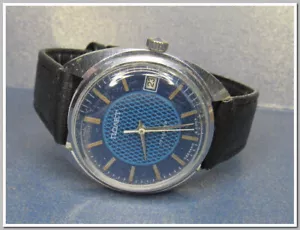 Reloj mecánico vintage soviético Poljot 2614.2H con función de fecha ~ URSS 1980 - Imagen 1 de 10