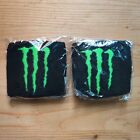 Monster Energy Drink Sweatband Wristband Wrist Band Black Claw Soft Terry Cloth