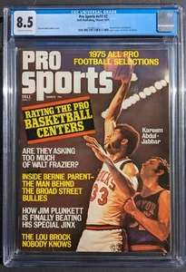 Kareem Abdul - Jabbar, Pro Sports, CGC 8.5, Newsstand March 1975 - Picture 1 of 4