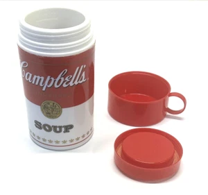 Termo aislante Campbells Soup 1998 de colección, tapa, taza 11,5 oz diseño clásico vintage - Imagen 1 de 22