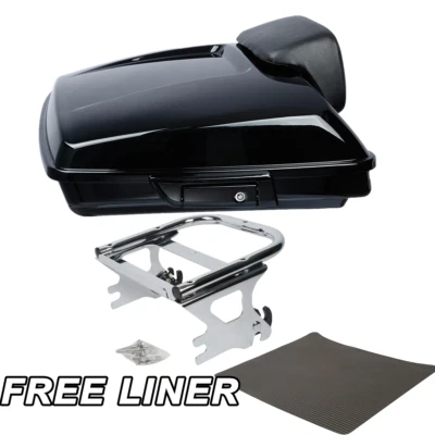 Razor Pack Almohadilla de maletero Soporte para Harley Touring Road King 1997-08 EE. UU. Foto 1 de 4