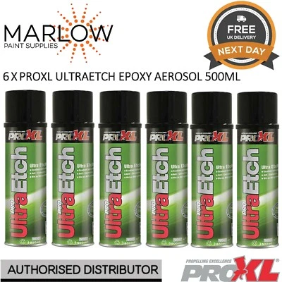 PRO XL 6 X PROXL ULTRAETCH 1K EPOXY ETCH PRIMER - AEROSOL 500ML - ALUMINIUM ZINC