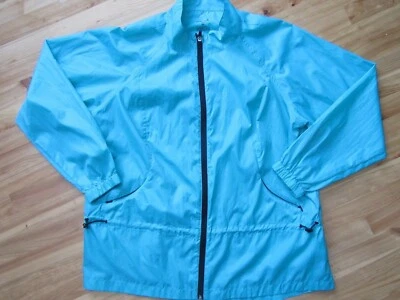 Exertek 2X Sea Green Front Zip Pockets Adj Waist Toggles Full Zip Jacket NWOT  - Image 1 of 4