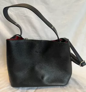 Gianni Conti Small Black Leather Crossbody Bag with Grab Handle - Style: 3130462 - Picture 1 of 10