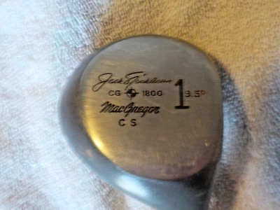 A Used MacGregor Jack Nicklaus CG1800, C S, 9.5 Degree Loft Driver W/Graphite! - Image 1 of 4