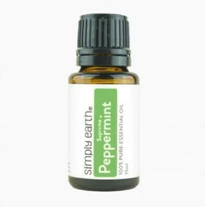 Simply Earth Peppermint Essential Oil 15ml 100% Pure Oils Natural Aromatherapy - Picture 1 of 15