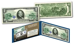 1914 Series $20 Grover Cleveland FRN designed on modern Genuine $2 U.S. Bill - Picture 1 of 1