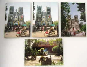 Postkarten Lot 4 x HANOI HA NOI VIETNAM Postcards Asia Ansichtskarten Asien - Imagen 1 de 2