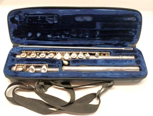 Vintage (1960's?) Bundy By Selmer Flute Elkhart Indiana USA w Case Serial# 21590 - Picture 1 of 7
