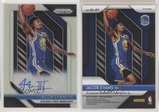 2018-19 Panini Prizm Signatures Silver Jacob Evans III #RS-JEV Rookie Auto RC