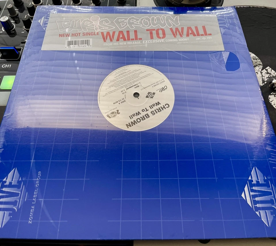 Chris Brown - Wall To Wall Original 2007 Press 12" PROMO In OG Cover SEALED MINT Foto 1 de 2