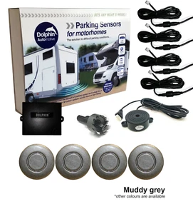 Wohnmobil RV Rückfahr Parksensoren 4 Sensoren Set Rückfahrpark schlammgrau - Bild 1 von 8