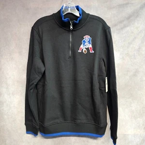 NWT NFL x Darius Rucker New England Patriots 1/4 Zip Throwback Retro Sweater S - Picture 1 of 7
