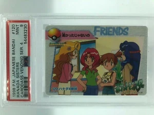 PSA 9 MINT Pokemon Japanese Bandai Carddass 1998 Hanada Sisters #120 - Bild 1 von 3