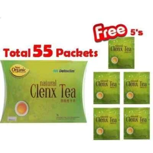 NH Detoxlim Clenx Natural Weight Loss & Detox Tea 50 Sachets + 5 Free Sachets - Picture 1 of 3