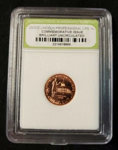 Centavo Lincoln 2009 D losa "Vida Profesional" Brillante Sin Circular UNC - Imagen 1 de 3