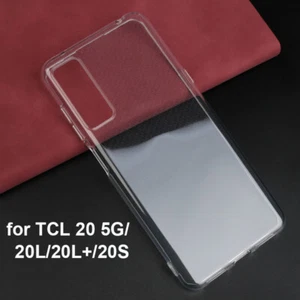 2PCS TCL 20 5G 20 Pro 5G 20S 20 SE 20L+ Soft TPU Silicone Case Back Cover Armor - Picture 1 of 8