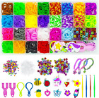 WonderforU Loom Bands Kit, 2000+ Rubber Bands Refill Craft Kit for Kids with 26