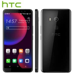 Original 6" HTC U11 Eyes 4G LTE 4GB+64GB Octa Core SmartPhone Unlocked Black - Picture 1 of 6