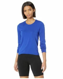 ASICS Women's Tactic Court Long Sleeve Top, Blue, 2X-Small - Picture 1 of 3