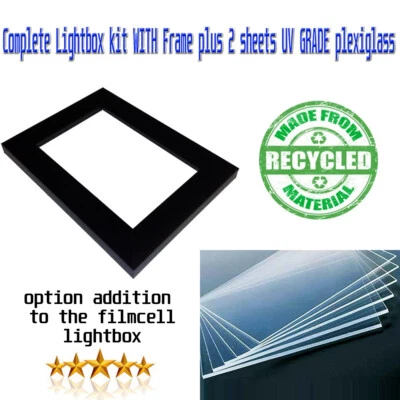 filmcell Lightbox WITH FRAME (Comes supplied with 3 Meter white USB cable)