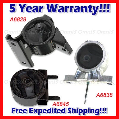 L323 Fit Suzuki Aerio 2WD, 02-03 2.0L AUTO/ 04-07 2.3L Motor & Trans Mount 3pcs - Image 1 of 4