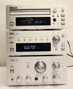 TEAC PD-H300 MKII M COMPACT DISC PLAYER + TEAC A-H300 MKII STEREO AMPLIFIER AMP - Picture 1 of 13