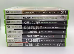 Xbox 360 Call of Duty Lot (7) + Battlefield 3 LE All CIB - Picture 1 of 21