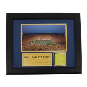 Michigan Wolverines Authentic 2022-2024 gebraucht 2 Zoll Big House Torpfostenrahmen - Bild 1 von 3