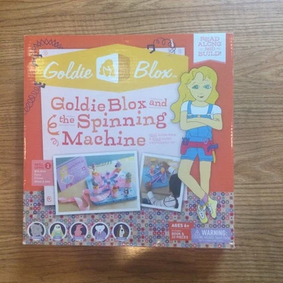 Goldie Blox and the Spinning Machine Actividad de Ingeniería Leer Construir Nuevo Foto 1 de 4