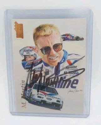 Mark Martin 1994 Press Pass VIP #78 Roush Racing Autographed - Image 1 of 2