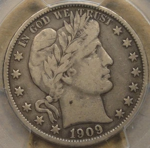1909-O Barber Half Dollar 50c PCGS Certified VF20 - Picture 1 of 4