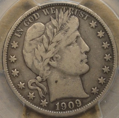 1909-O Barber Half Dollar 50c PCGS Certified VF20 - Image 1 of 4